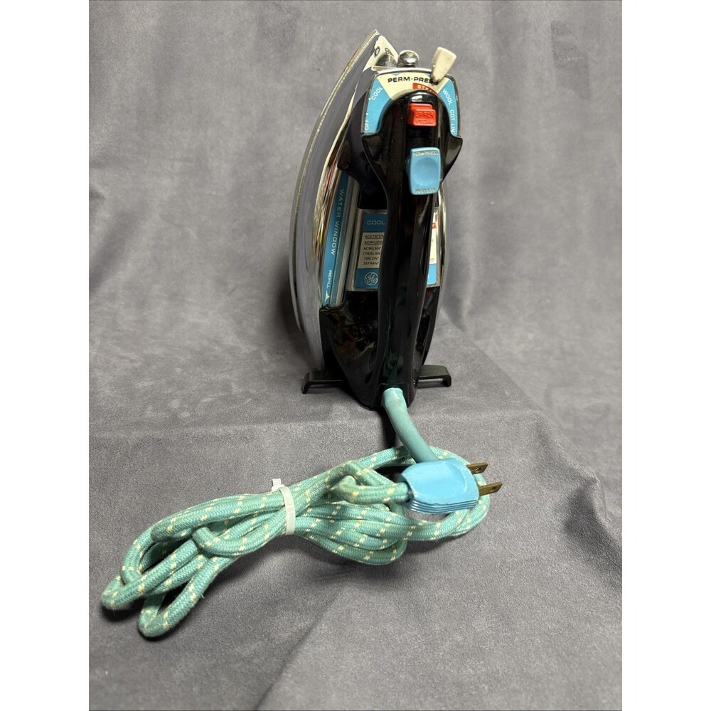 Vintage GE Power Spray Steam & Dry Iron H3F101 Tested Works